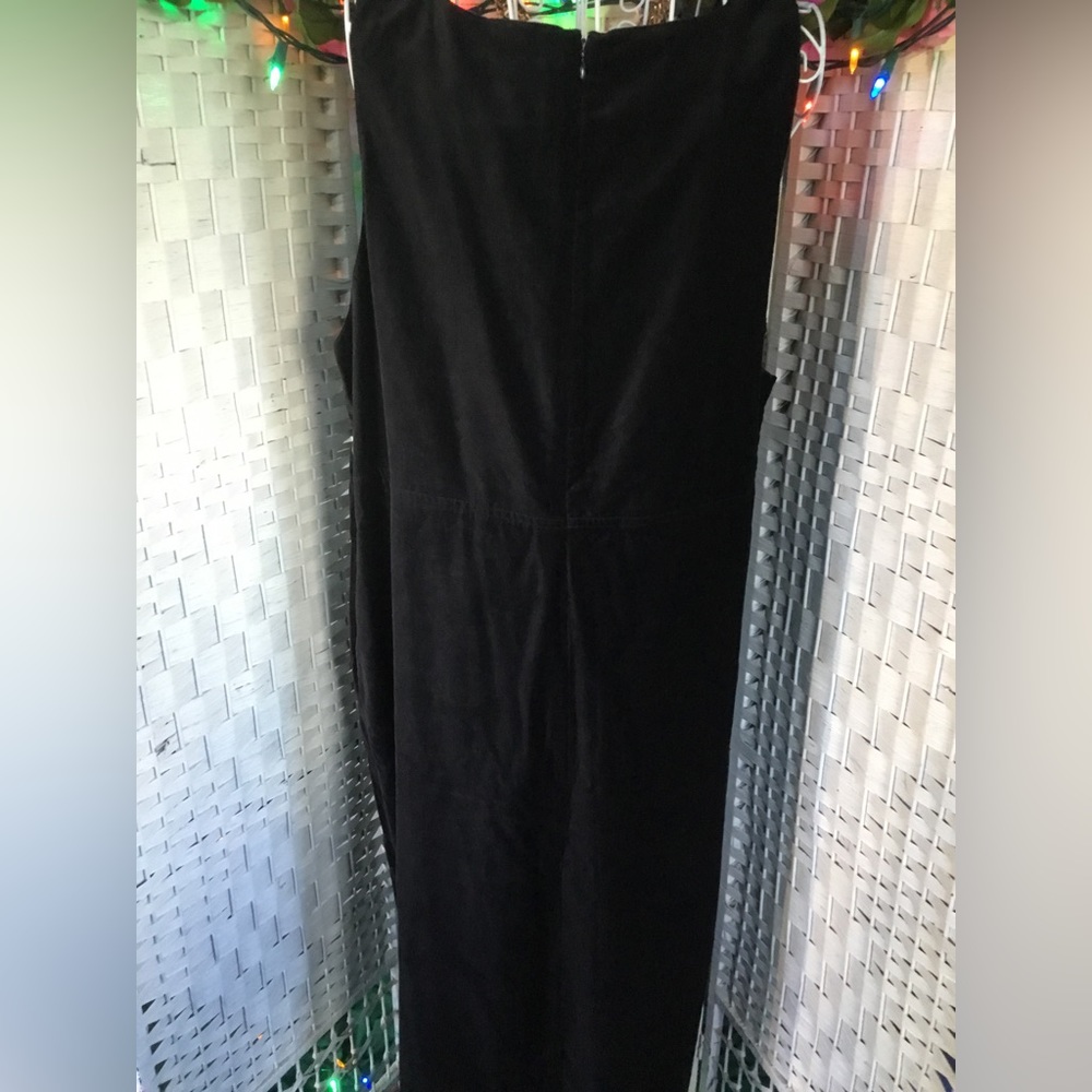 VTG KOOS of Course! Black Velvet / Supersuede Dress 1X  Vintage   New - Picture 5 of 12